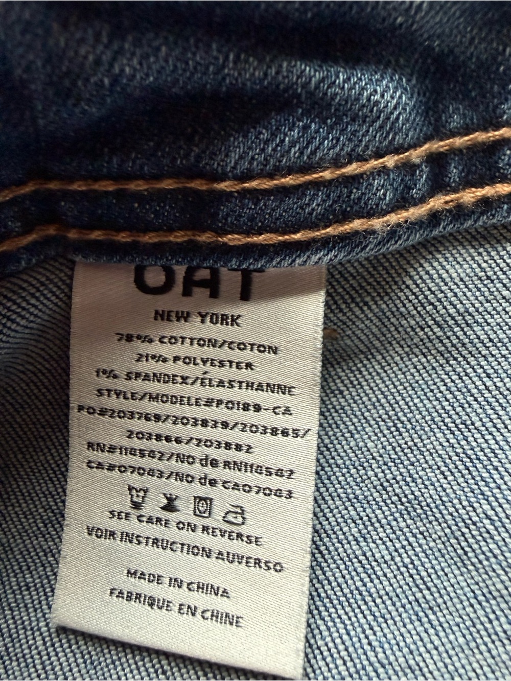 NWT OAT New York 10/30 High Rise Wide Leg - Picture 4 of 6